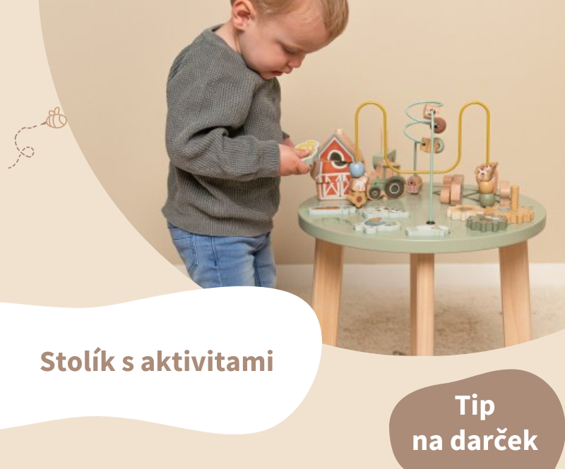 akcia tip na darcek stolik s aktivitami